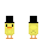chicken with top hat