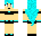 cyan tron girl