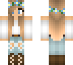 flower crown girl