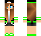 green school girl