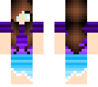 purple and blue dress
