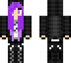 purple emo girl