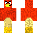 angry bird with headset