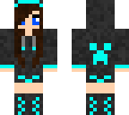 blue creeper hoodie