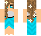 blue dress