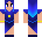 blue girl