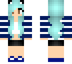 blue school girl outfit