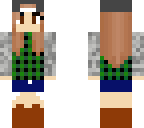 brown hair tomboy girl