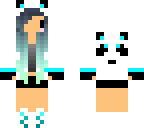 chibi panda girl