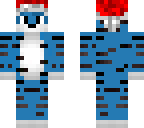 christmas cat blue