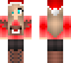 deer winter girl