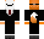 fox in a mask and suit