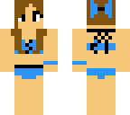 hot blue bikini