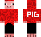 pig with hood