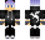 purple hair boy