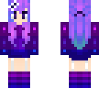 purple party girl