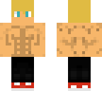 shirtless blonde