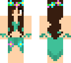 teal dress hawaiian girl