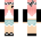 tumblr pink hair bandana chibi