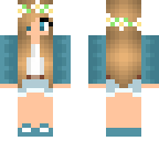 blue girl