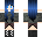 blue hair girl