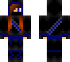 blue ninja girl