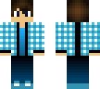 blue plaid boy