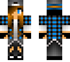blue swag gamer girl