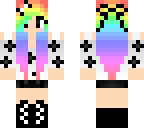 classy rainbow chick