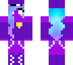 creepy purple girl