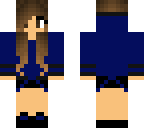 dark blue hoodie girl