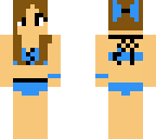 hot blue bikini