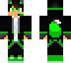 neon green wolf boy