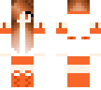 orange enderman girl