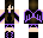 purple angle girl
