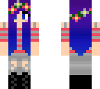 purple haired girl