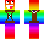 rainbow fireworks man