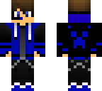 blue boy with headset