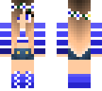 blue girl