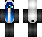 blue hair panda