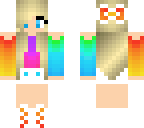 cute rainbow girl