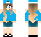 cyan girl