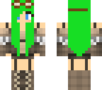 green hair girl