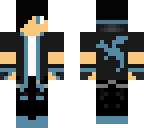 me in blue