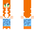 orange cute girl