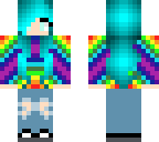 rainbow girl