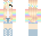 rainbow girl