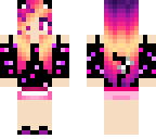 sunset girl cat version