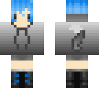 blue hair
