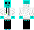 blue slime with headphones